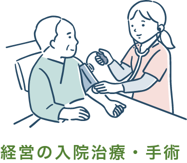 経営の入院治療・手術