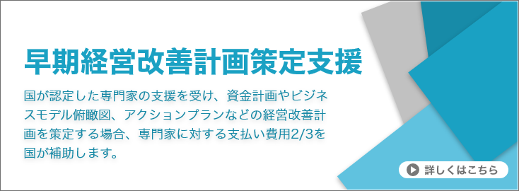 早期経営改善計画策定支援